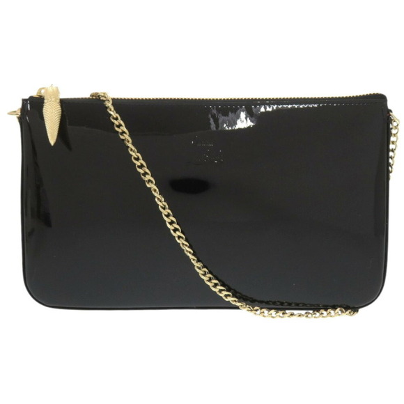 CHRISTIAN LOUBOUTIN Black Leather Shoulder Bag - Picture 2 of 11